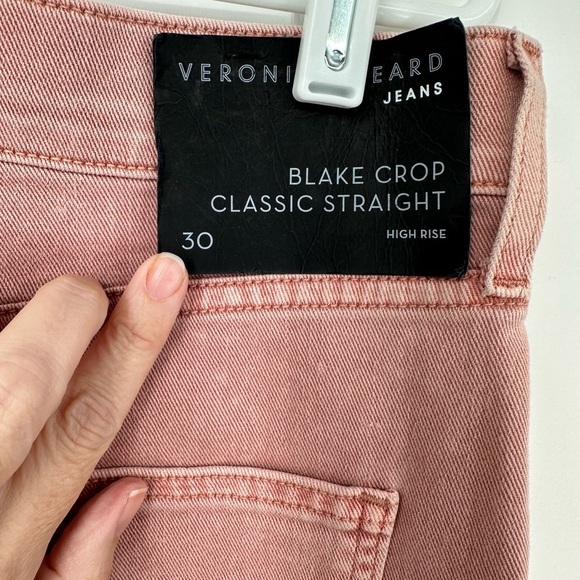 Veronica Beard Blake High-Rise Cropped Jeans NWT - Picture 7 of 9